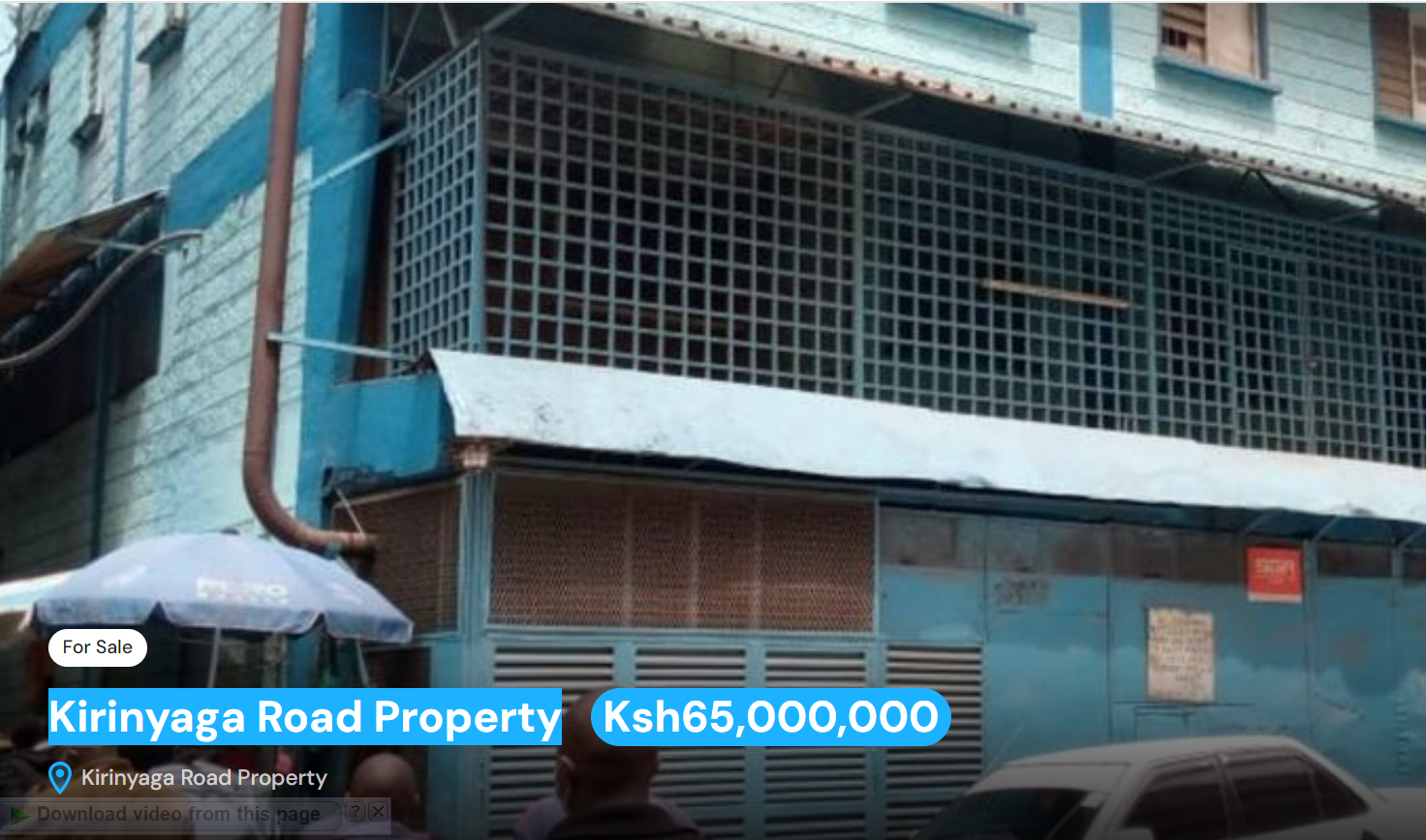 Kirinyaga Road Property