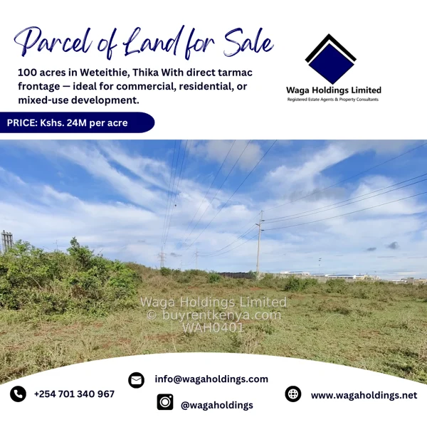 Prime Land for Sale | Thika – Before Weitethie — photo 1